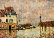 Alfred Sisley L Inondation a Port Marly France oil painting artist